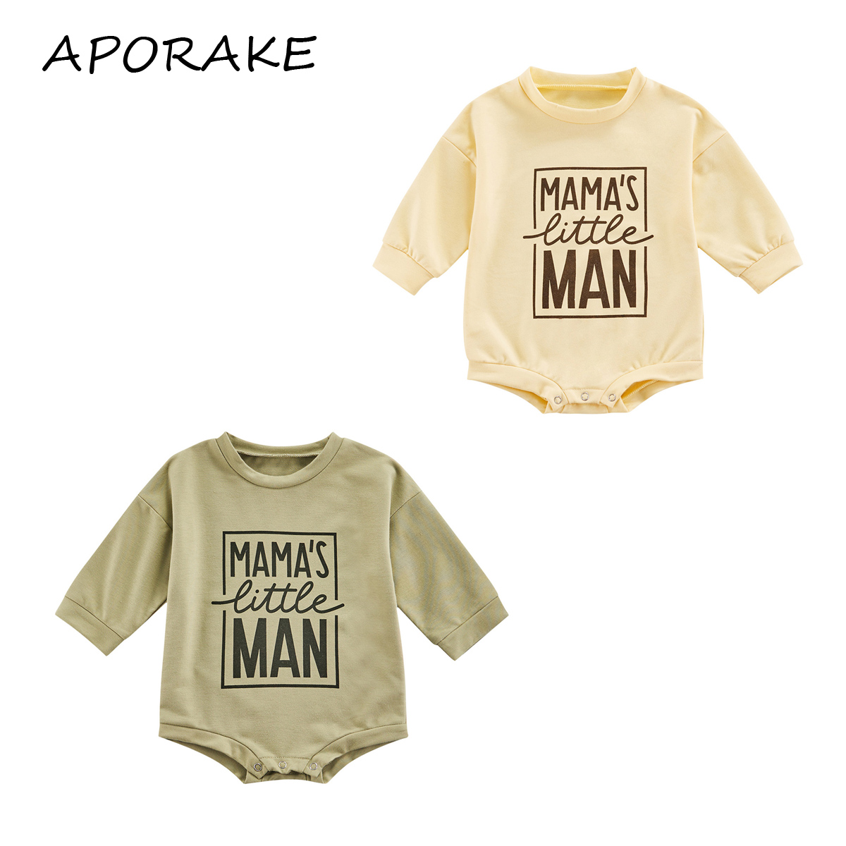 Pelele de algodón acanalado con estampado de letras para niño, mono de manga larga y cuello redondo, Top informal de primavera, 0 a 24 meses, 2022