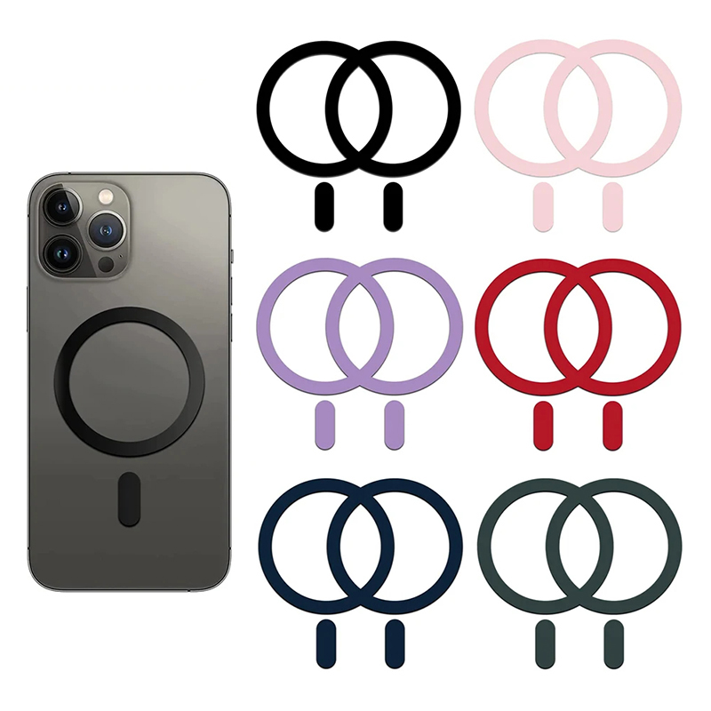 for Magsafe Magnetic Plate Ring Universal Metal Sticker Support Wireless Charger Metal Plate Sheet for Macsafe Magnet Car Holder