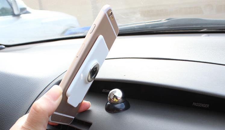 360 graden roterende magnetische multifunctionele mobiele telefoon rack Auto magneet beugel 2 kleur selectie: Black