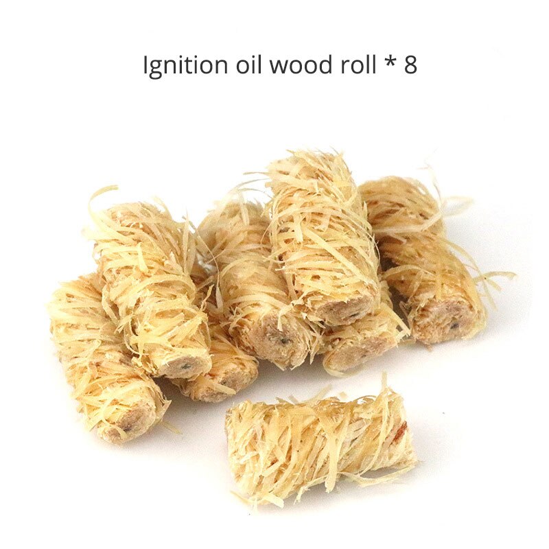 Outdoor Barbecue Grill Campfire Stove Stainless Steel Folding Grill Camping Picnic Wood Burning Stove BBQ Bonfire Charcoal Stove: 8Pcs Yuki Roll