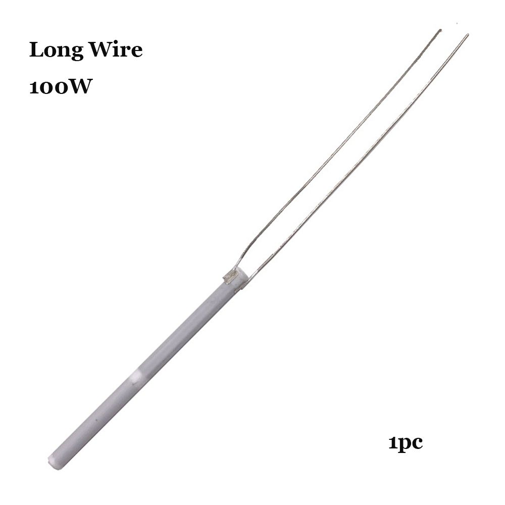 1pc justerbar temperatur elektrisk loddebolt varmeapparat 220v 80w 60w 100w keramisk internt varmeelement til 908 908s lodde: Lyserosa