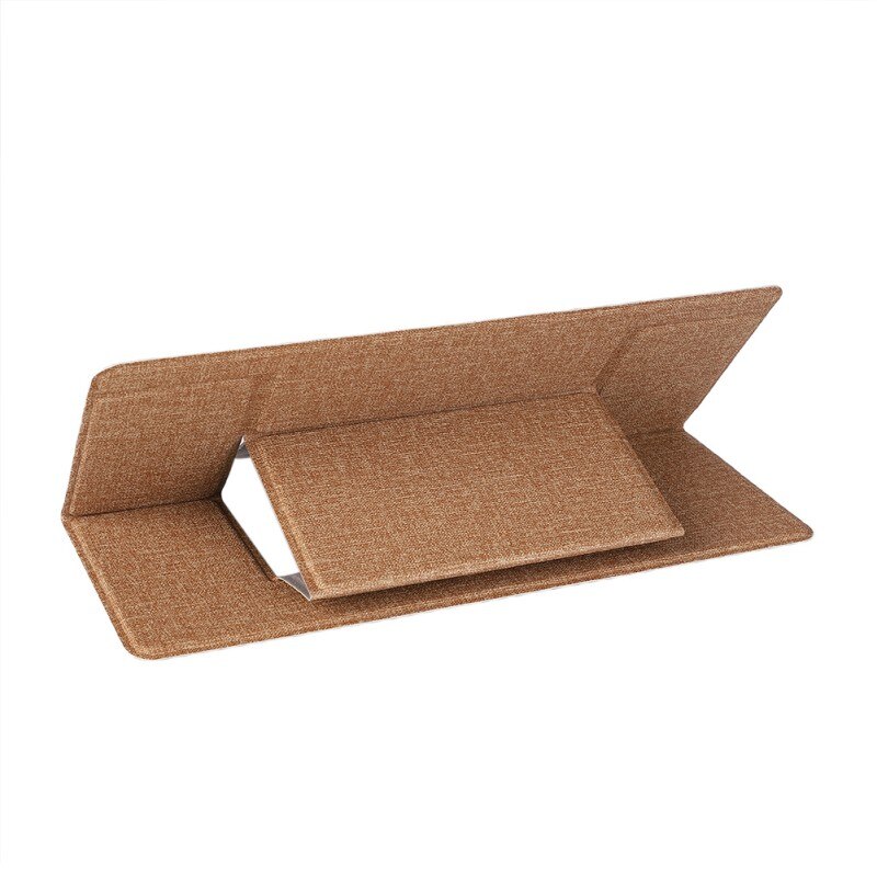 Portable Laptop Stand Adjustable Convenient Laptop Pad Folding Bracket Function Tablet Holder for iPad MacBook Laptop: Gold
