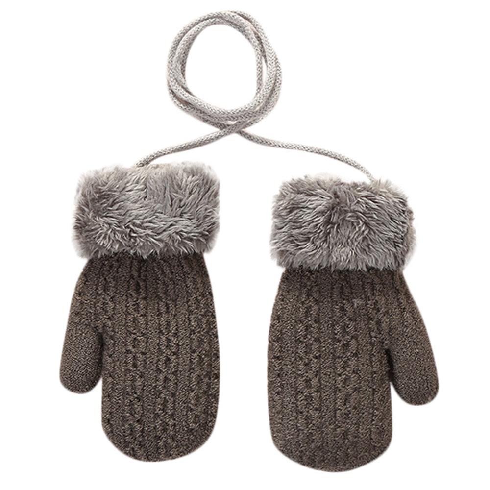 Baby Solid Winter Gloves Toddler Baby Girls Boys Outdoor Winter Patchwork Keep Warm Mittens Fashoin Gloves для новорожденного