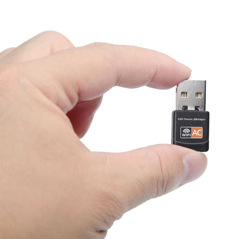 600Mbps Dual Band WiFi Adapter 2.4G / 5G Hz Wireless Lan USB PC WiFi Adapter 802.11AC Wireless Network Card