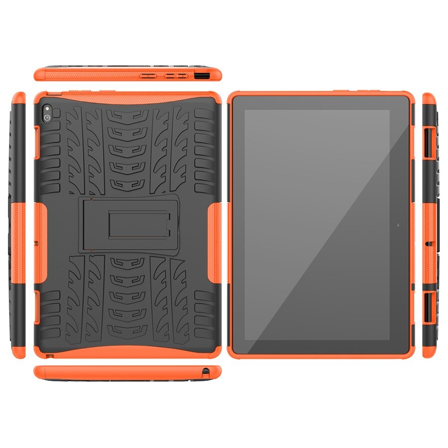 Stoßfest Rügestochen Für Lenovo Tab E10 fallen 10,1 zoll TB-X104F TB X104F fallen TPU + PC hybrid rügestochen Stehen Tablette abdeckung + Stift