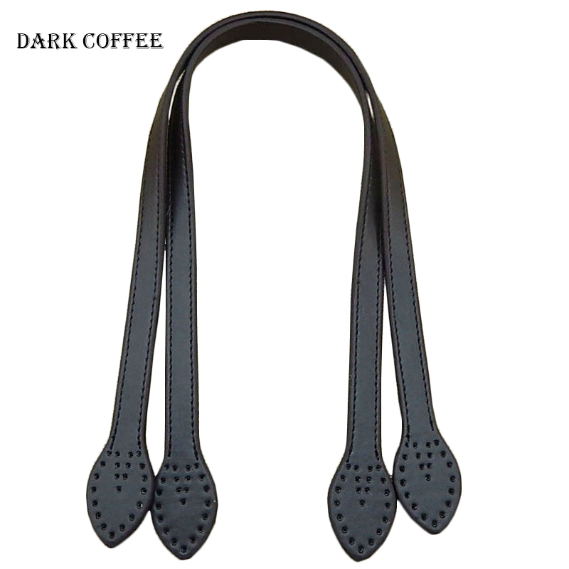 PU Leather Handles Durable Shoulder Bags Detachable Belt Women Leaf Handle Straps DIY Handmade Replacement Handbag Strap 2*61cm
