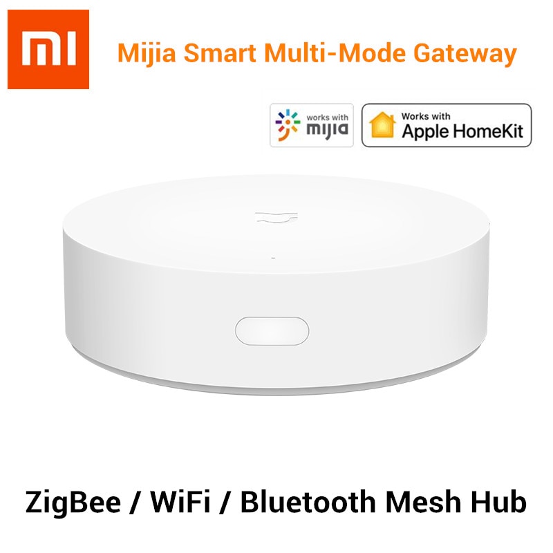 Originele Xiaomi Mijia Multi-mode Gateway Zigbee 3.0 Wifi Bluetooth Mesh Hub Smart Home Hub Werken Met Mi Thuis app Apple Homekit