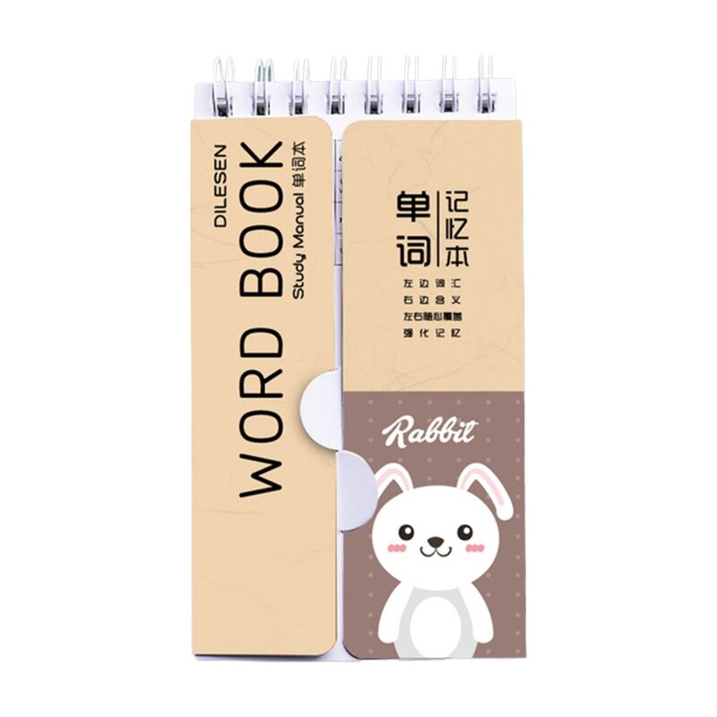 Portable Notepad Mini Spiral Notebook Pocket Study To-do-list Pad Notebook: rabbit