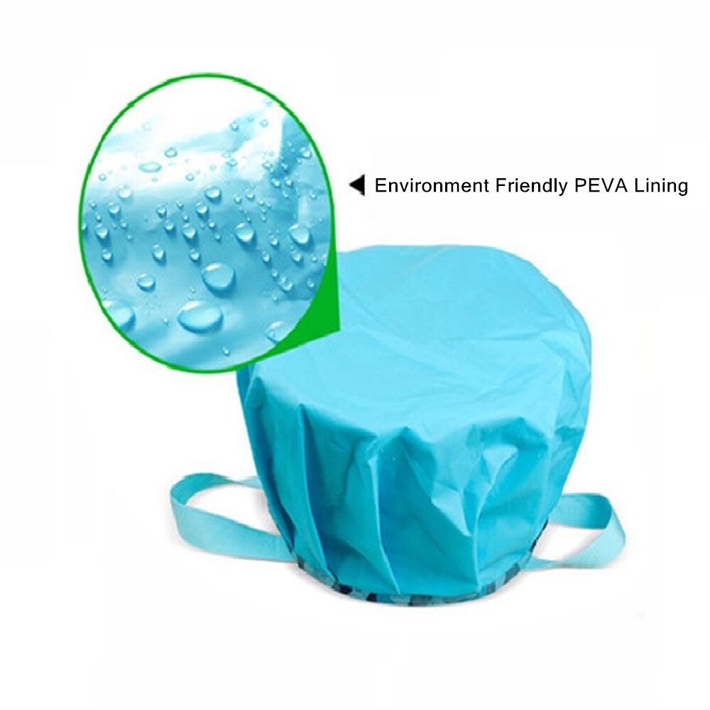 Portable Surfing Bag Outdoor Travel Folding Bucket Camping Washbasin Basin Bucket Bowl Washing Bag Water Bucket Bag 25L