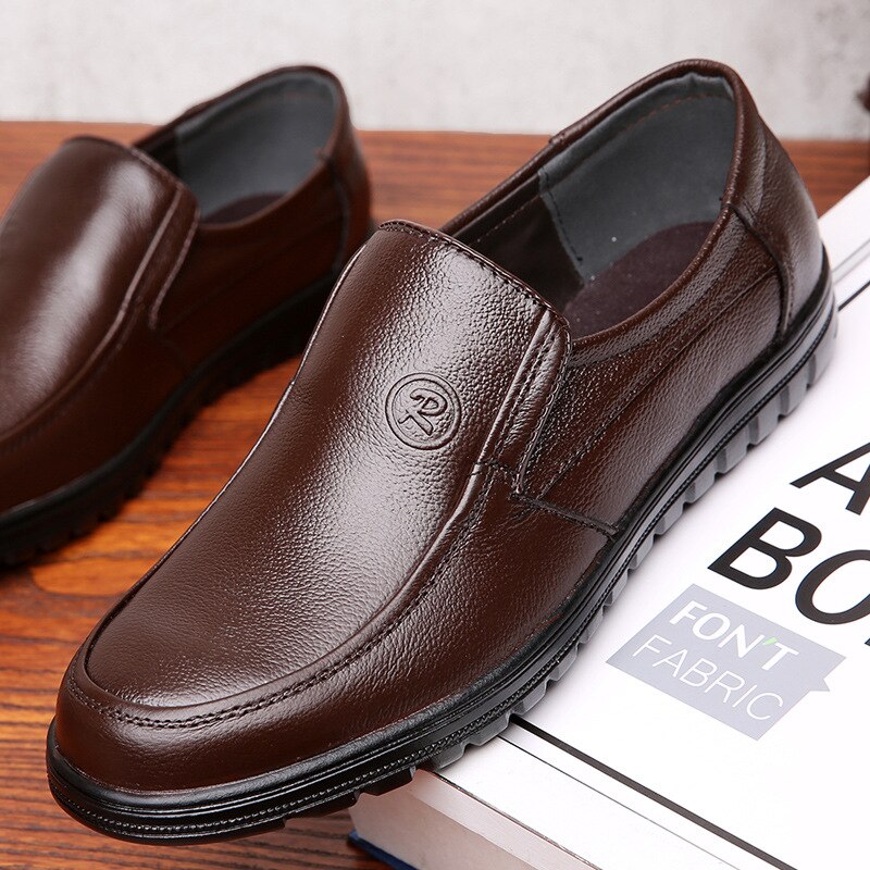 Mænd business casual sko skridsikker åndbar første lag herre sko mænd mænd loafers zapatos de hombre