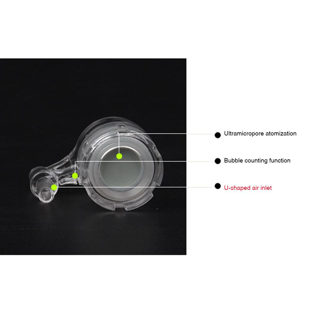 Fish Tank Air O2 Refiner Aquarium Oxygen Pump CO2 Diffuser Ultra-quiet Aeration Oxygenated Nano Bubble Stone