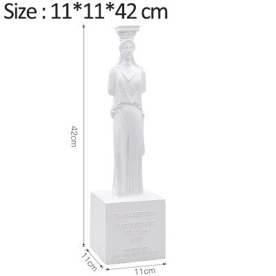 Europäische Alten Griechischen Tempel Statue Harz Antiken Gebäude Skulptur Zimmer Dekor Fengshui Ornament Hause Dekoration Zubehör: Göttin von Wahrheit
