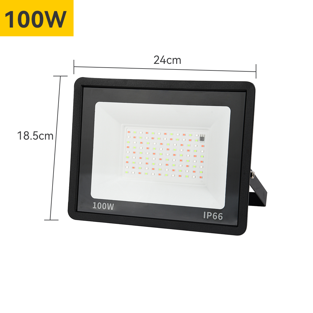 RGB Proiettore portato Riflettore Illuminazione Esterna 220V 30W 50W 100W IP66 Impermeabile Esterno RGB Faretto Lampade Illuminazione Paesaggio: Rosso