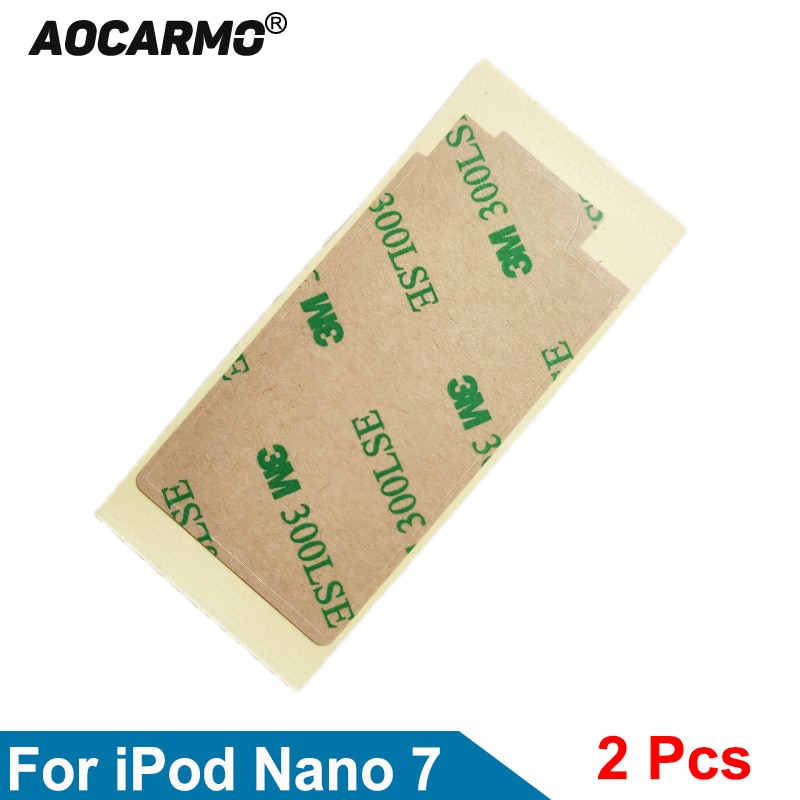 Aocarmo 2 Stks/partij Scherm Touch Panel Sticker Adhesive Voor Ipod Nano 7 Gen 7th 300LSE Tape