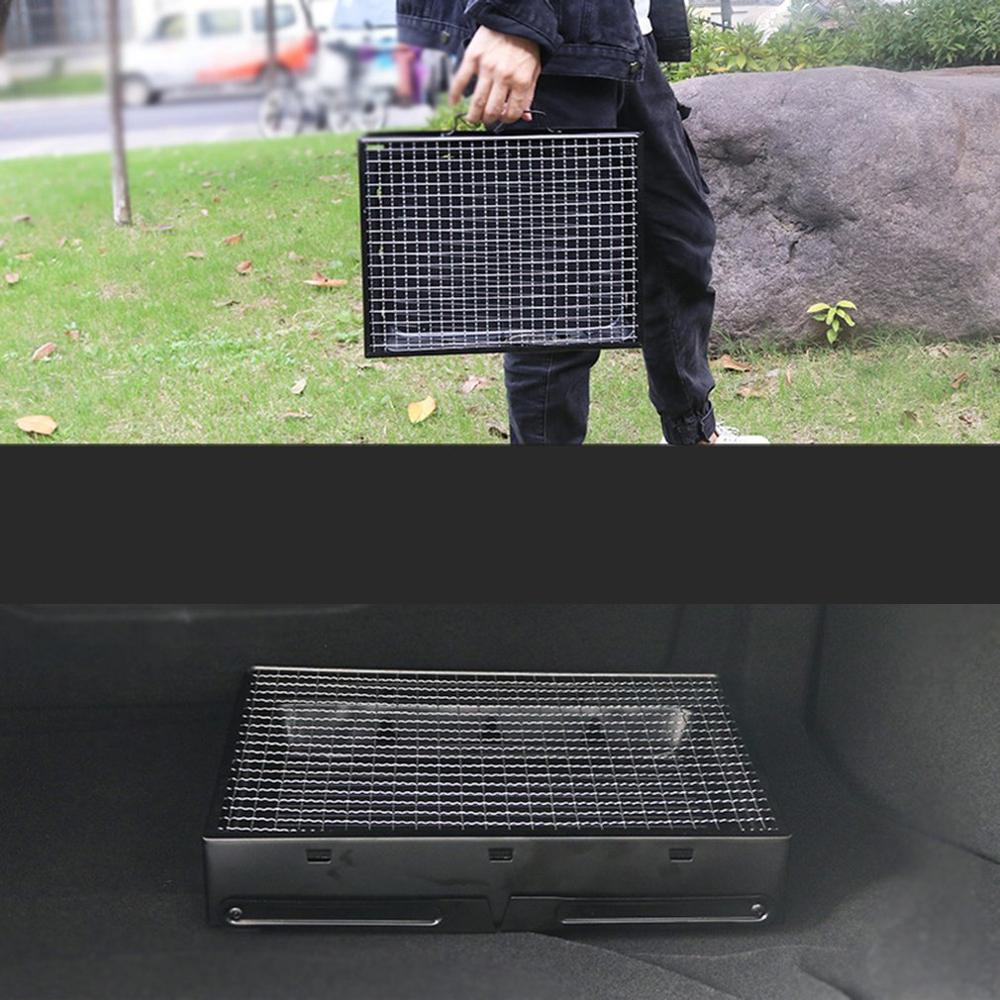 Outdoor Field Barbecue Rack Household Portable And Durable Steel Convenient Detachable Barbecue Rack