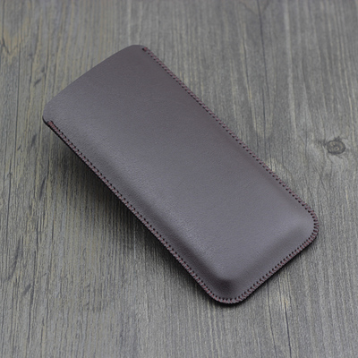 Uniwersalny futerał prosty skórzany pokrowiec retro prosta etui na Z mi fioletowy mi power bank etui 20000mah 10000mah: 20000mah / Mocha Brown 1 layer