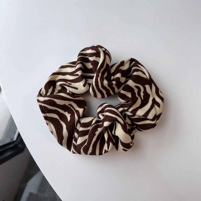 Elástico de cabelo de tecido de leopardo, faixas elásticas para cabelo, mulheres, meninas, veludo, ponto, zebra, rabo de cavalo, laços de cabelo, acessórios de moda para cabelo