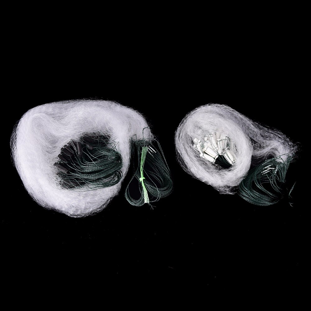 1x visnetten 20m 2 opties 1 laags visnet monofilament visnet kieuwnet met dobber