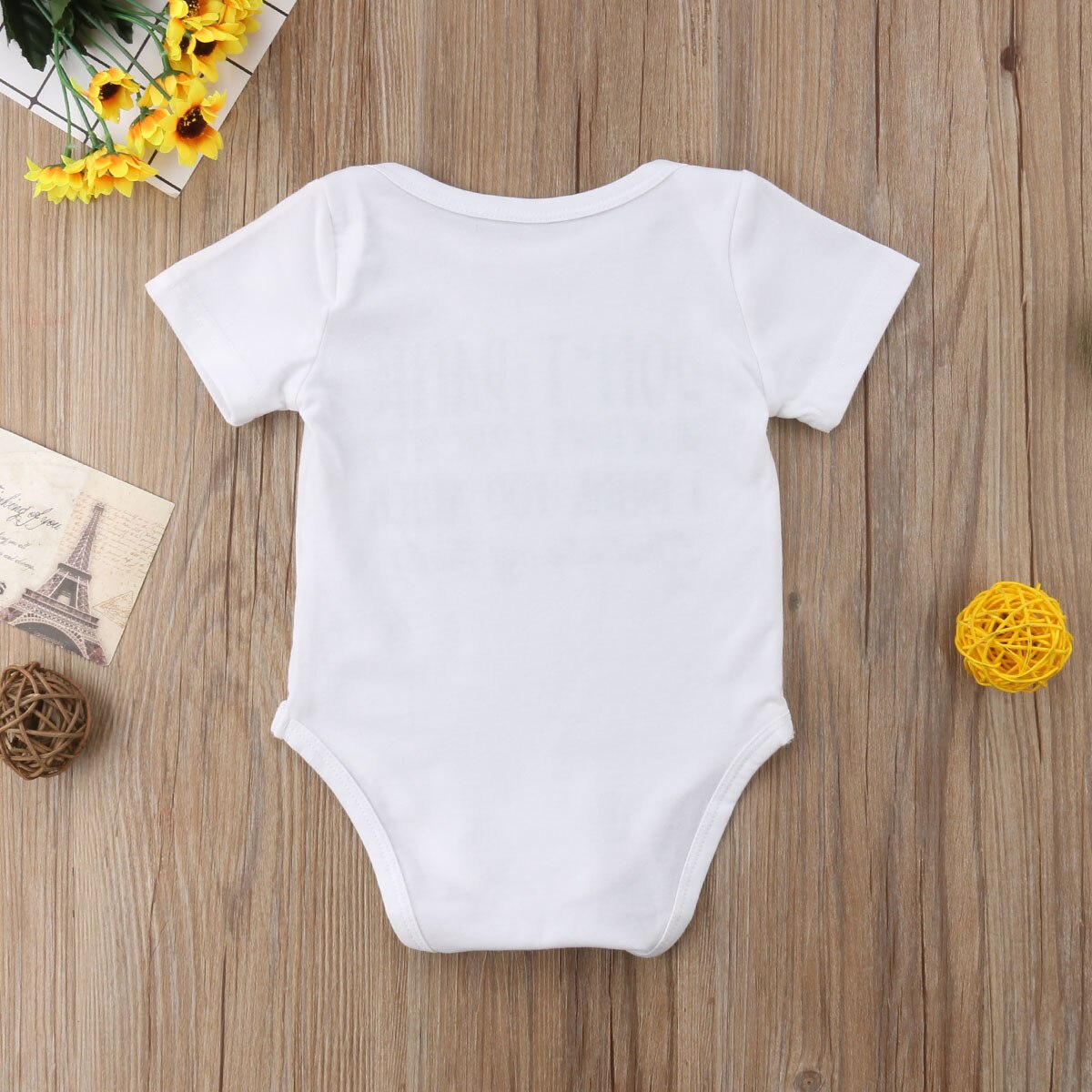 Citgeett Pasgeboren Baby Jongen Meisje Korte Mouwen Letters Dont Bodysuit Zomer Kleding Casual Outfits