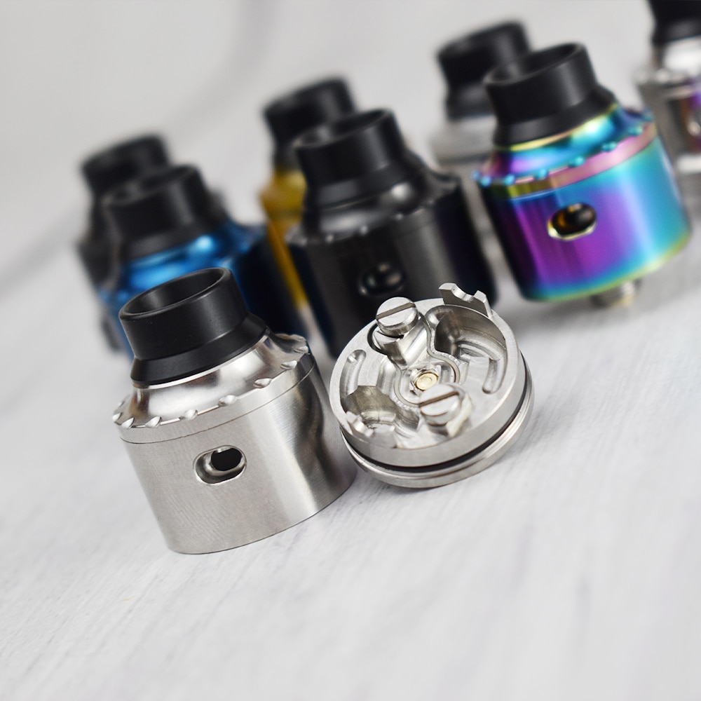 Coolvape Hellfire Maverick 22mm rda Single Coil rda mit bf pin airflow control 316ss Zerstäuber RDA vs la tropf rda