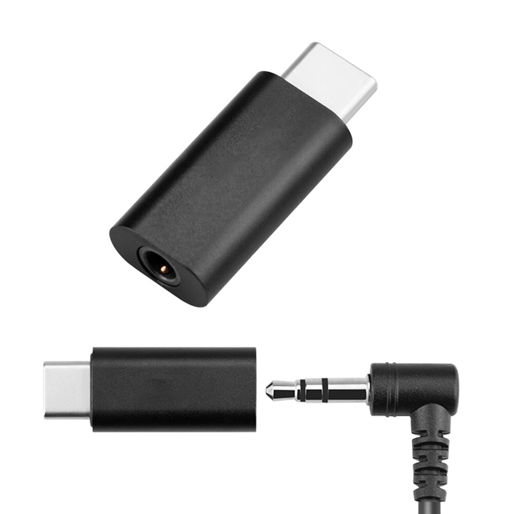 3.5mm Recording Video Microphone Mic Adapter for Insta360 One R Action Camera