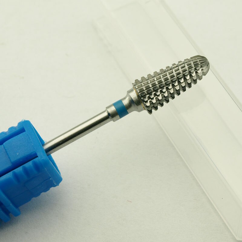 6 tipos de brocas de carburo de tungsteno para uñas, accesorios de taladro para manicura, herramientas de belleza eléctricas para uñas,: 7.0mm