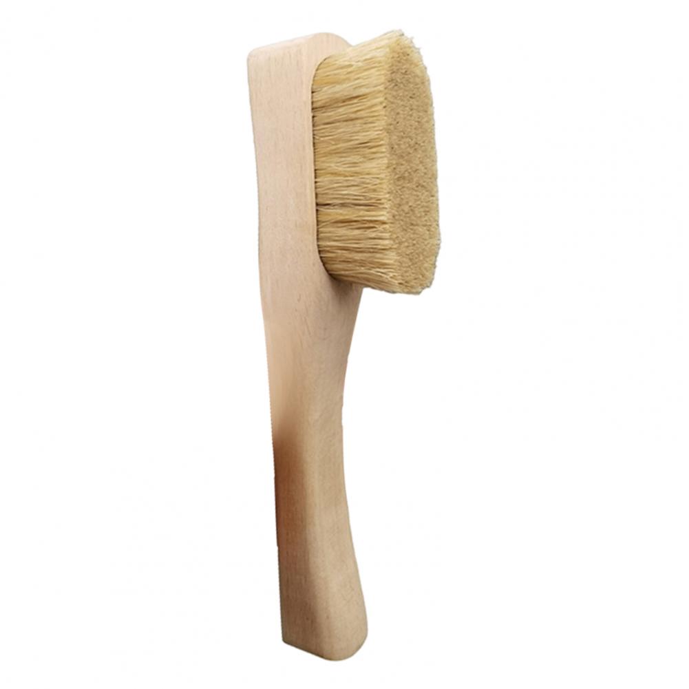 Brosse d'escalade à poils souples, épurateur d'escalade, brosse d'escalade en bois Durable avec poignée ergonomique épaisse pour l'intérieur: Violet