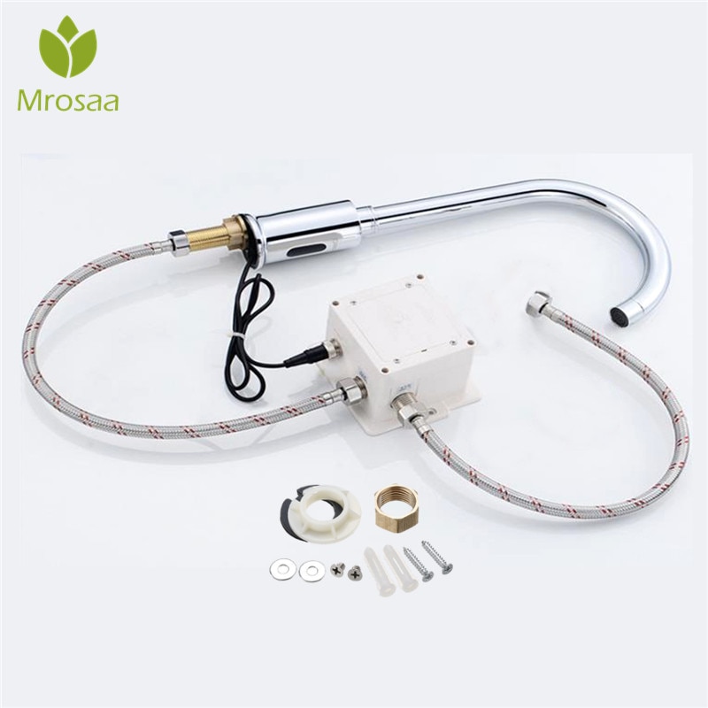 Sensomatica Zwarte sensor kraan Cesaro 245 MM koud - Zwarte sensorkranen