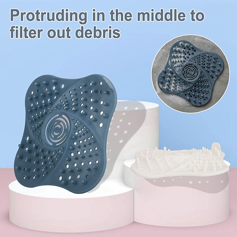 2-Piece Drain Cover, Hair Extension, Shower Drain, Shower Drain With Suction Cup, Shower Drain, Hair Extension