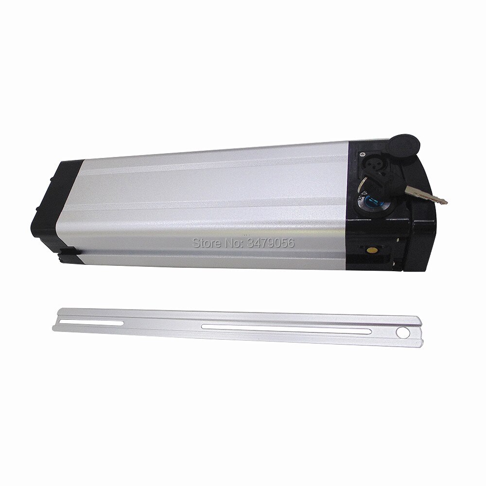 Bottom Port Discharge Plug 4pins Silver Fish Ebike Battery Box City Bike Fat Bike Folding Bike 24v 36v 48v Battery Case