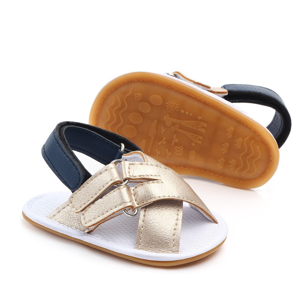 Patch kleur Baby meisjes sandalen Pu leer Rubberen zool baby Wieg schoenen baby Mocassins sandalen schoenen