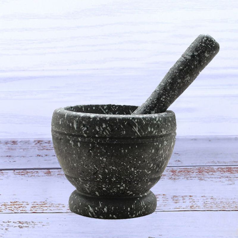 Resin Mortar Pestle Tool Set 11 Cm Large Mortar Kitchen Herbs Spices Food Shreding Grinding Tool For DIY Sauce Making Mills