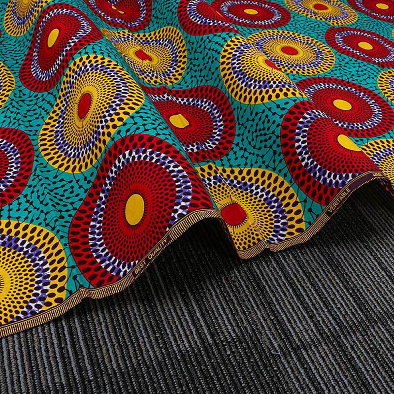 A4 African Style Wax Print Cotton Fabric DIY Handmade Patchwork Quilting Clothing Home Textiles Materials Supplies