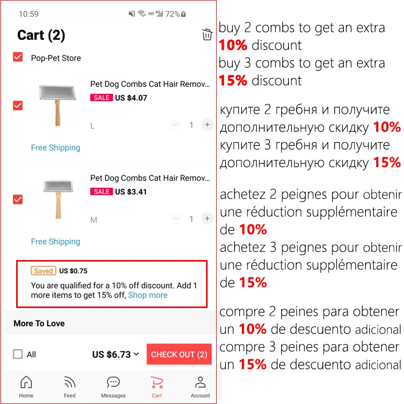 Hundehårfjerningsbørste kjæledyr katt stellebørste tre valp store hundekammer kjæledyr loppekam hund røytingskam katteutstyr