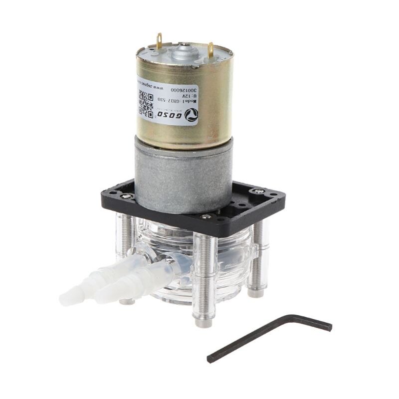 DC 12/24V Peristaltic Pump Large Flow Dosing Pump Vacuum Aquarium Lab Analytical Pump: 12V