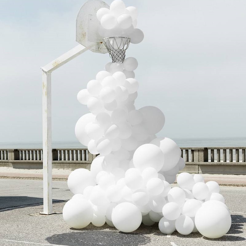 Witte ballonnen 100 stuks - Sterke ballonnen