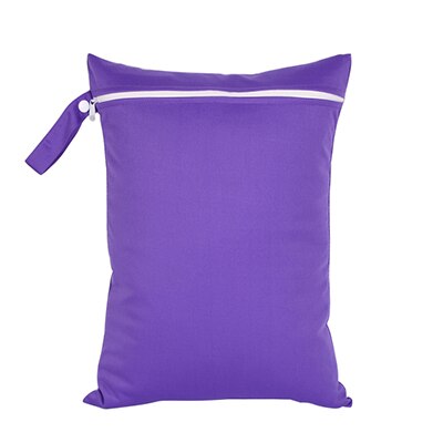 Bolsa húmeda reutilizable de 30x40 cm, forro de cubo para tela, pañales sucios, bolso húmedo seco, impermeable, bolsa húmeda para pañales de bebé Pul sólido: 504