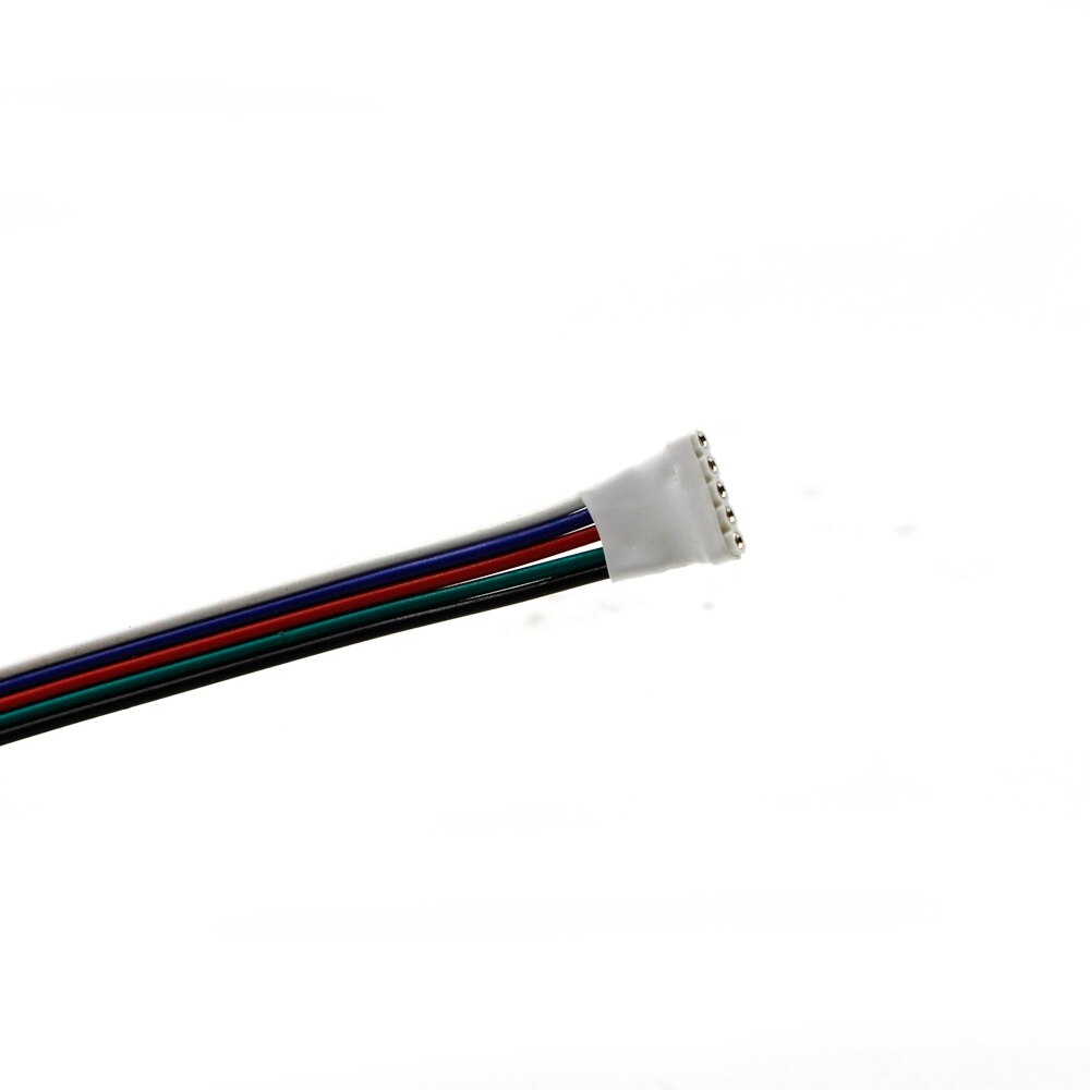 4pin 5pin 6pin Led Rgb Cct Rgbw Strip Connector Man Vrouw Plug Socket Aansluiten Kabel Draad Voor 5050 Rgb Rgbw led Strip Licht: Donkergrijs / Onder 5 Stks / 2P