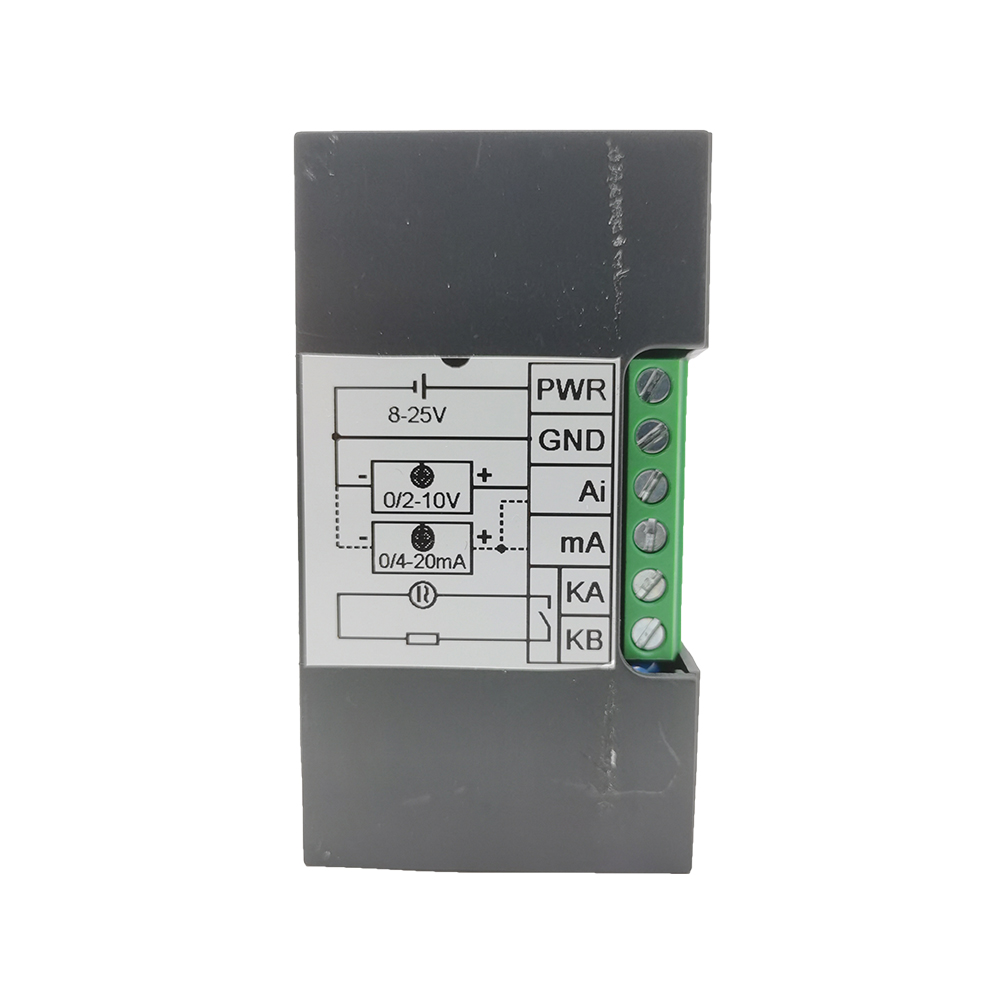 Digitale Display Meter 0-10V 0-20mA 2-10V 4-20mA Analoge Signaal Ingang 8-25V indicator Proces Panel Meter Relais Out RS485 Poort: WHITE