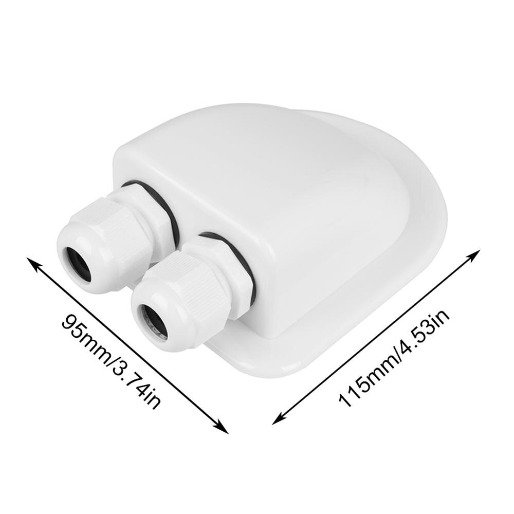 Solar Car Junction Box Roof Wire Entry Gland Box Solar Panel Cable Motorhome Caravan Junction Box Caravan Accessories