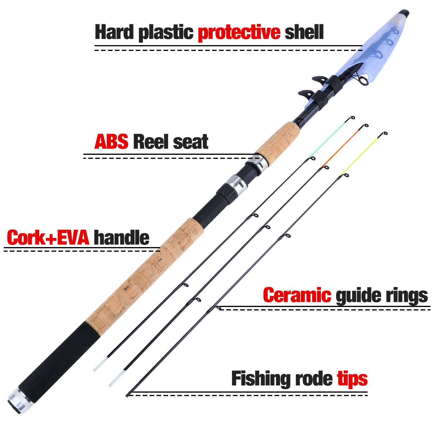 Sougayilang Pesca Canna Da Feeder Sougayilang 3m - 3 Punte In