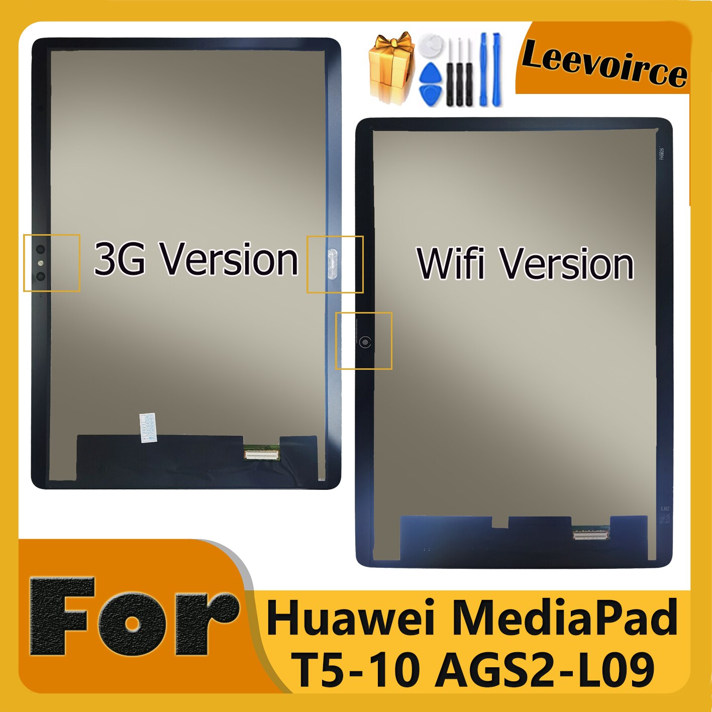 Pantalla Lcd Original de 10,1 pulgadas para móvil, montaje de digitalizador con pantalla táctil, para Huawei MediaPad T5 10, AGS2-L09, AGS2-W09, AGS2-L03, AGS2-W19