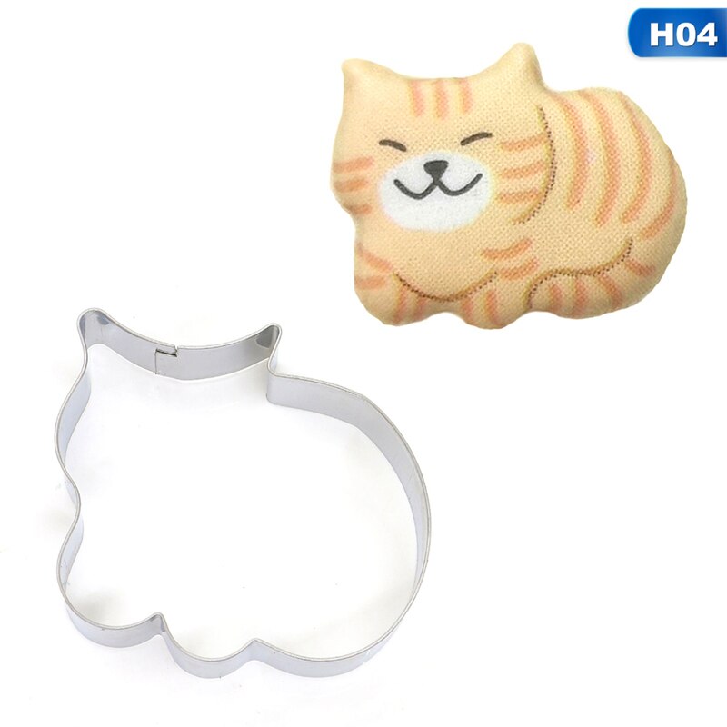 5 stilar diy tårta dekorera djur husdjur katt ben tass kakskärare mögel 3d socker hantverk bakverk kex fondant tårta bakform