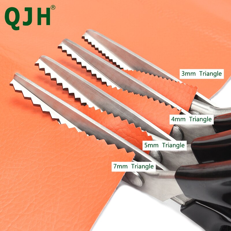 Triangular And Round Tooth/Household Clothing Scissors, Sewing Fabric/Leather Craft/Paper Decoration/Garment Making