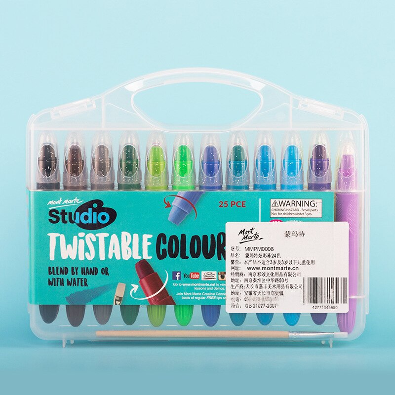 Children's Painting Painted Washable Oil Pastel 24/36 Color Oil Pastel Rotating Crayon Multicolor Oil Pastel Child Oil Pastel