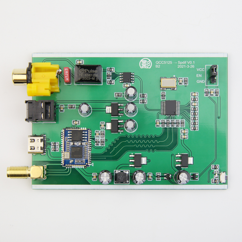 B2b QCC5125 Bluetooth to coaxial fiber 5.0 receiver module APTX automatically paired with LDAC