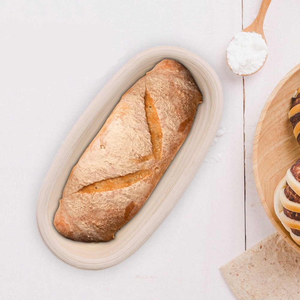 Proofing Bread Baskets Dough 4 Sizes Pastry Proving Basket Banneton Brotform Rattan Proofing Food Container Storage Basket