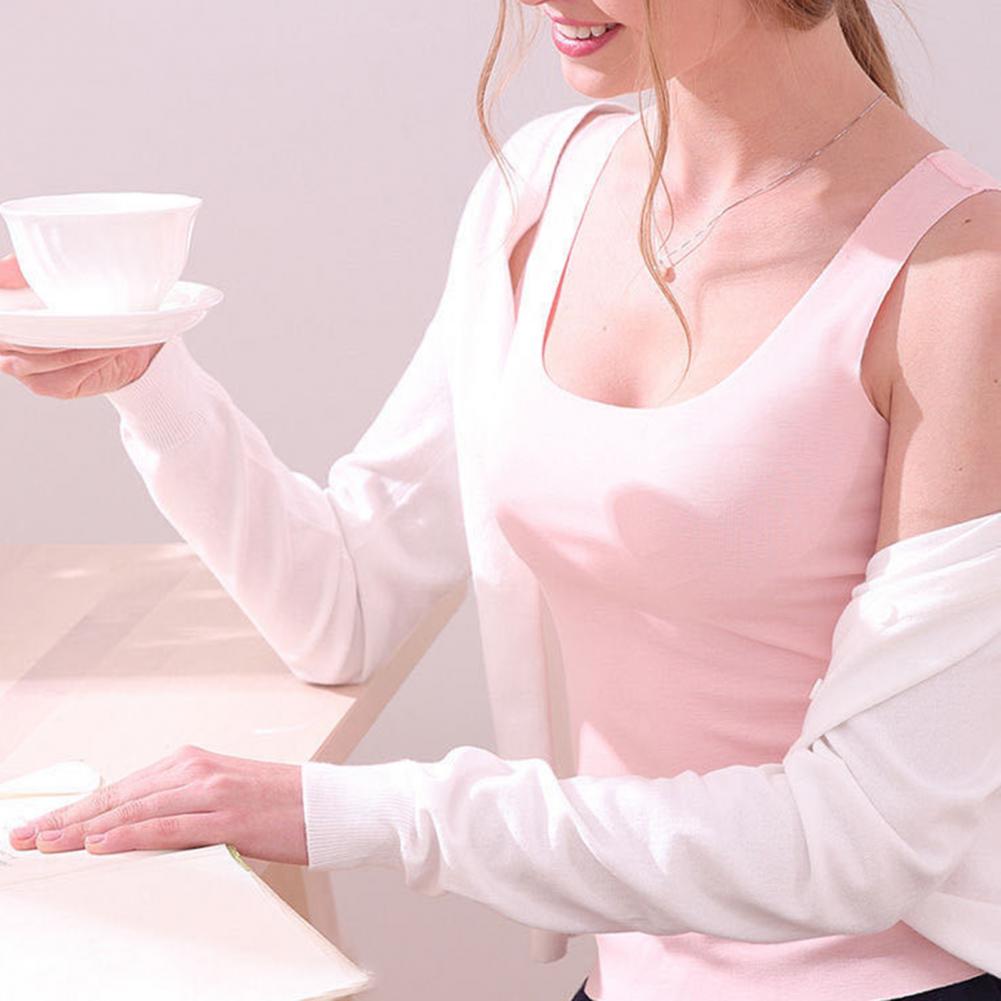 Damesvest t-shirt zomer naadloos ijzijden vest dames ondershirt ondergoed all-match casual tanktops dames blouse camis