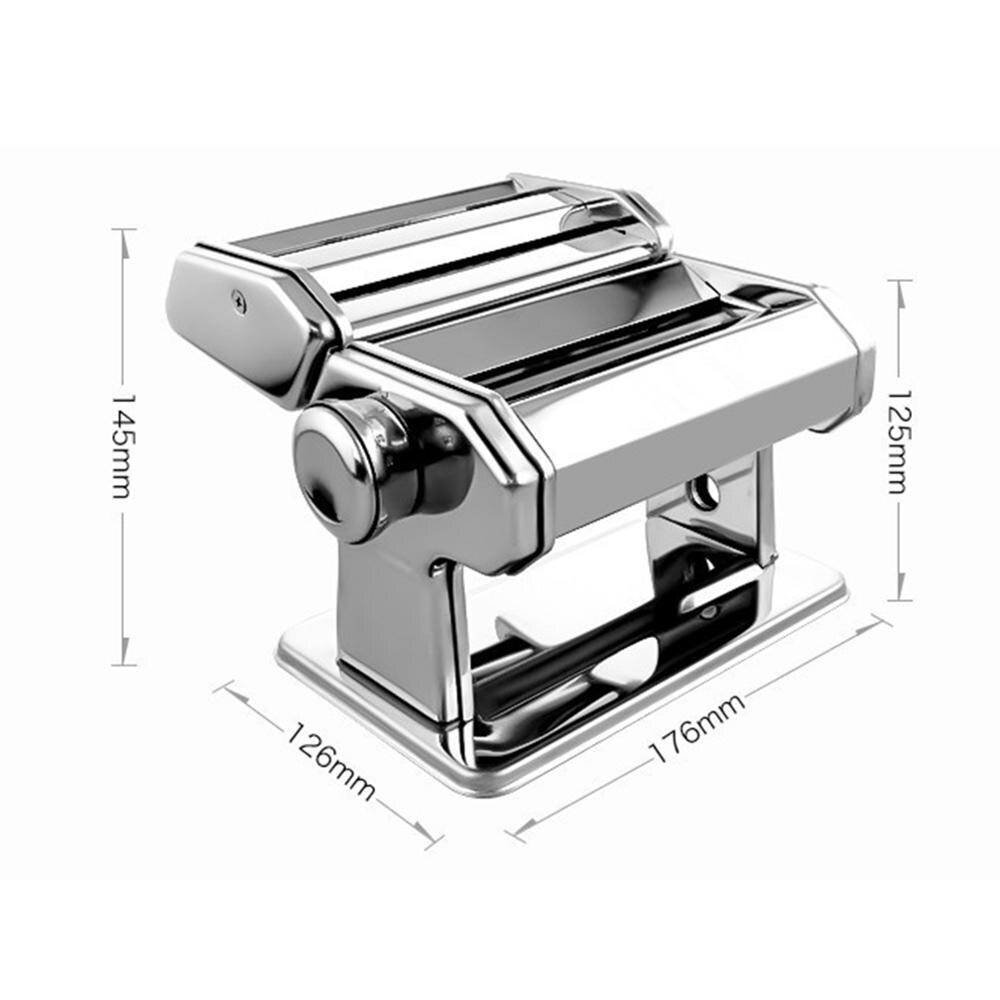 Stainless Steel Manual Pasta Maker Noodle Making Machine , Vegetable Noodle Maker Machine Tool