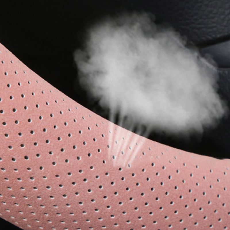 Schattige oortjes auto stuurhoes modieus antislip ademend meisjes vrouwen auto universele interieur decoratie onderdelen